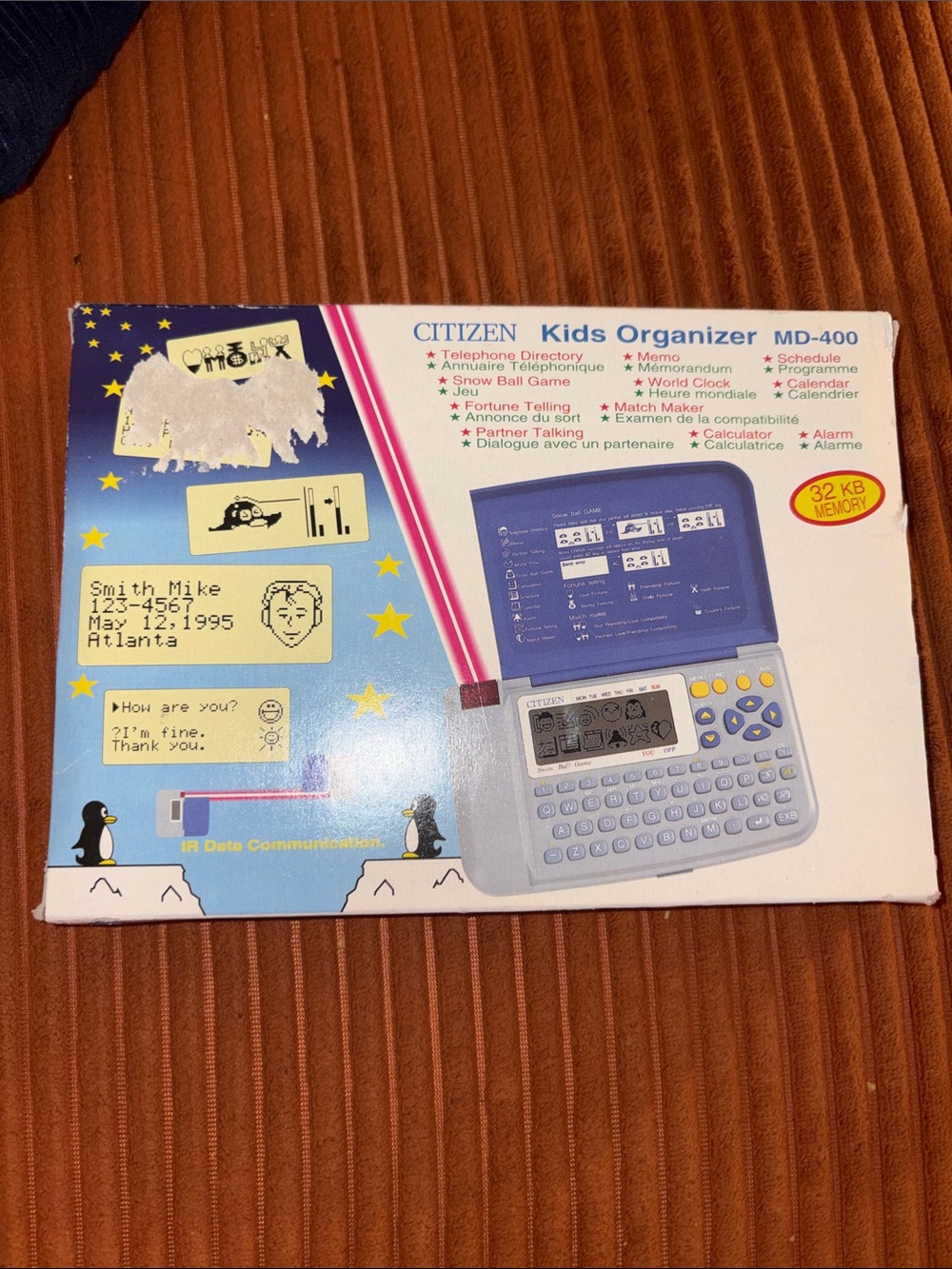 Citizen Kids Organizer MD-400 Vintage Japan CBM CORPORATION